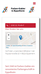 Mobile Screenshot of farben-gabler.de
